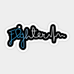 Fighter- Prostate Cancer Gifts Prostate Cancer Awareness Sticker